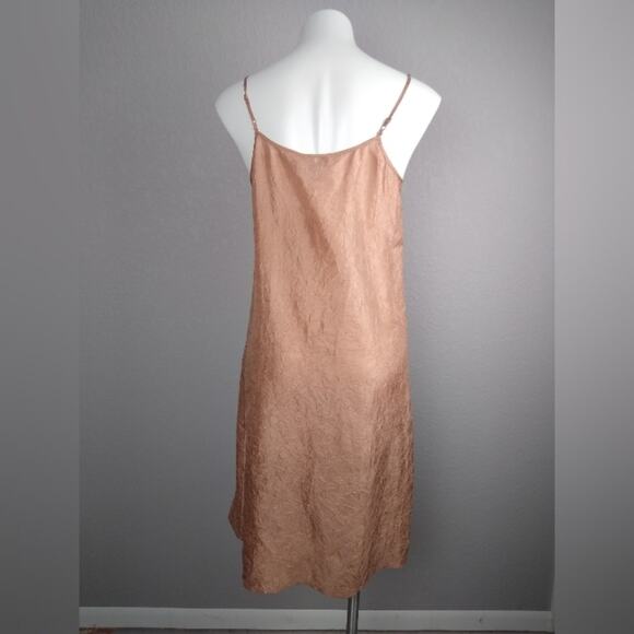 EILEEN FISHER Lightweight Crushed Silk Slip Dress Size XS - Picture 4 of 11